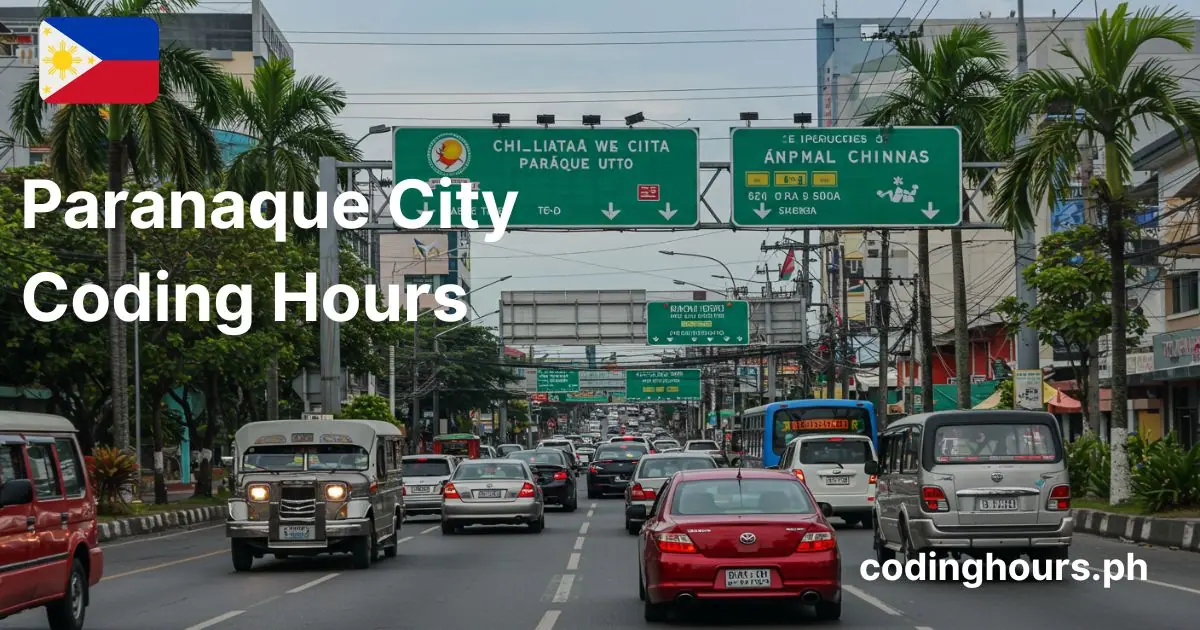Paranaque City Coding Hours