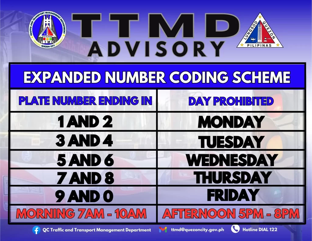 Quezon City Coding Hours