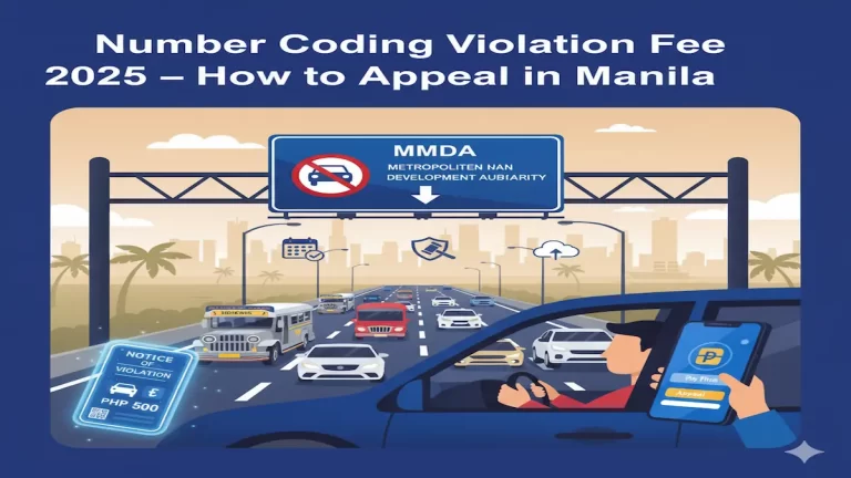 Number Coding Violation Fee