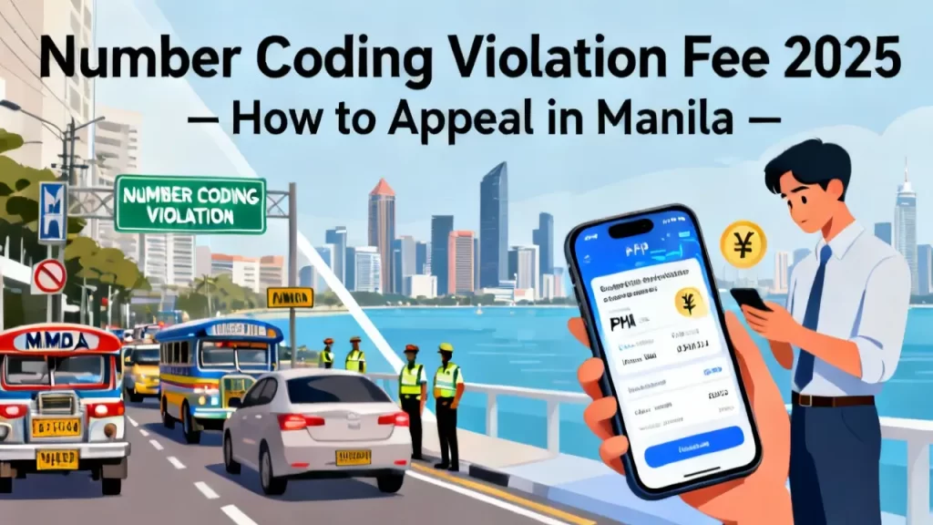 Number Coding Violation Fee