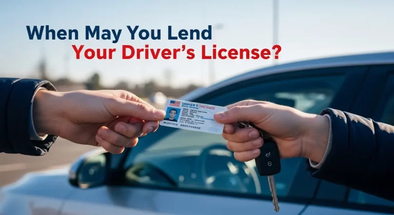 When May You Lend Your Driver's License?